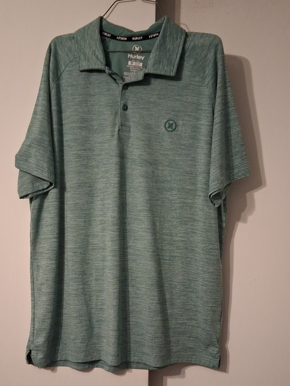 Hurley Men’s Heathered Seafoam Polo